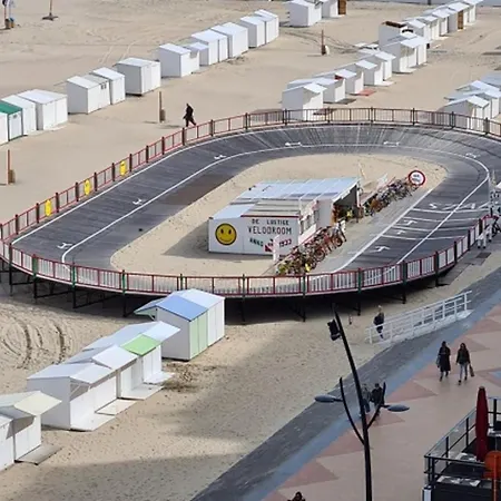 Seaside In Zeedijk Near The Blankenberge